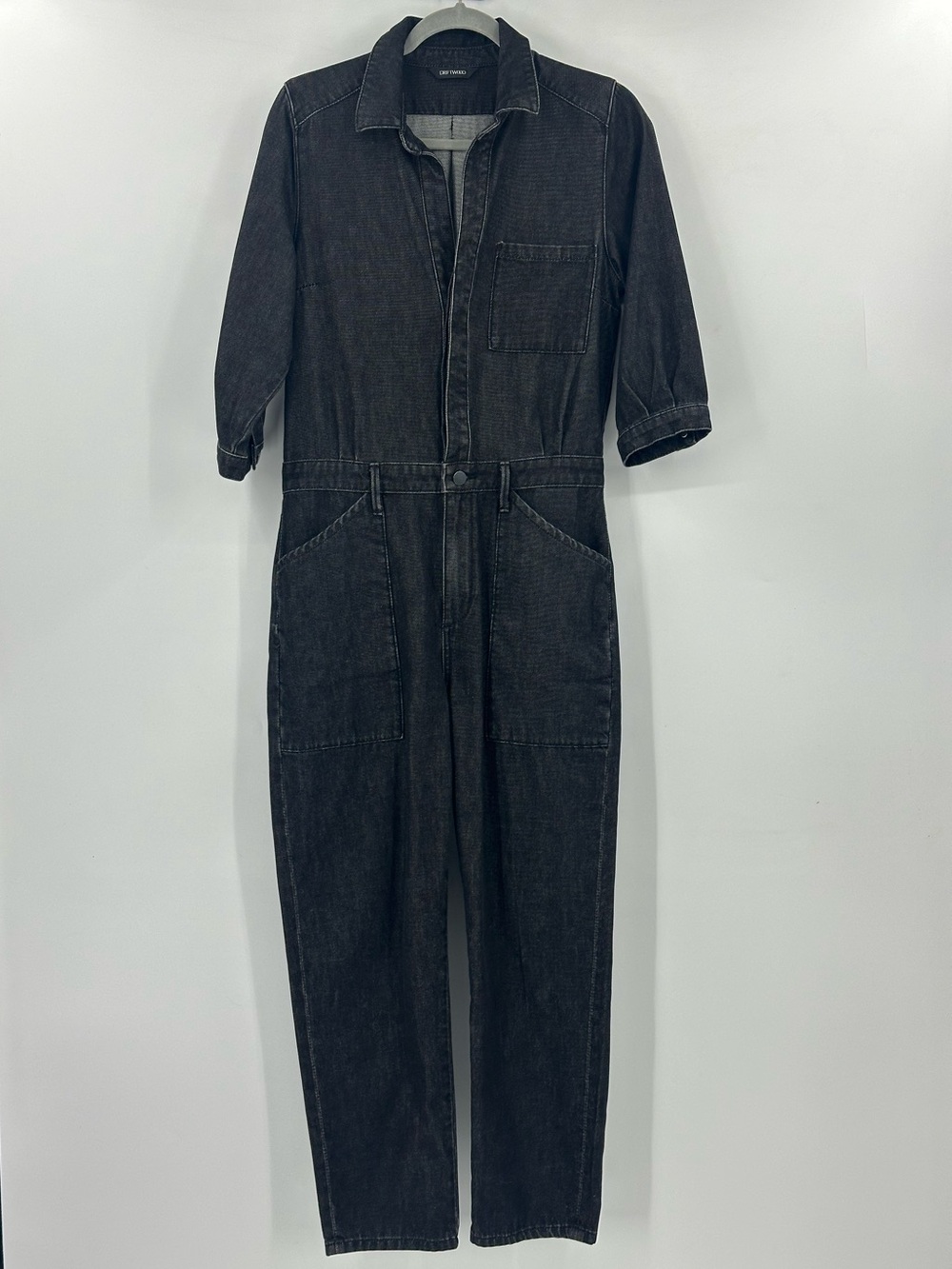 DRIFTWOOD Women’s Black Denim Utility Jumpsuit